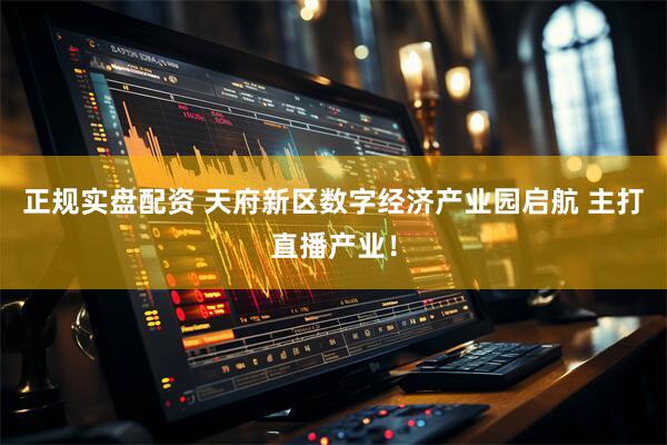 正规实盘配资 天府新区数字经济产业园启航 主打直播产业！